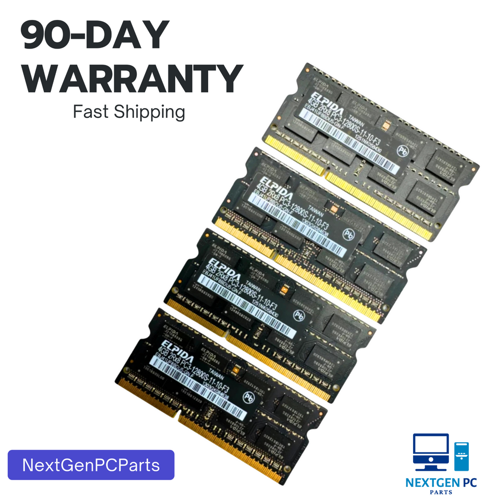 16GB (4x4GB) PC3-12800s DDR3-1600MHz 2Rx8 Non-ECC Elpida EBJ41UF8BDU5-GN-F