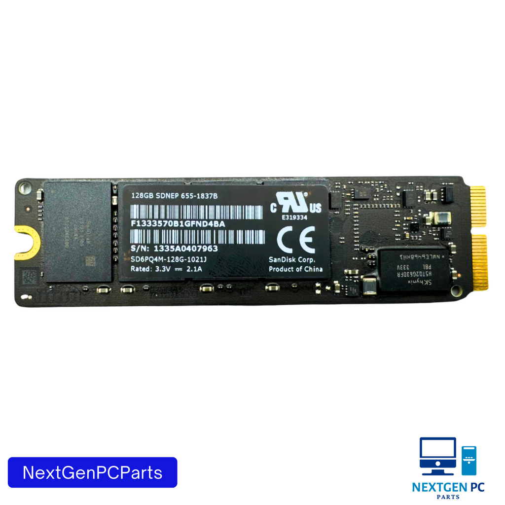 Apple SanDisk 128GB PCIe SSD SDNEP 655-1837B MacBook Air/Pro iMac 2013–2015
