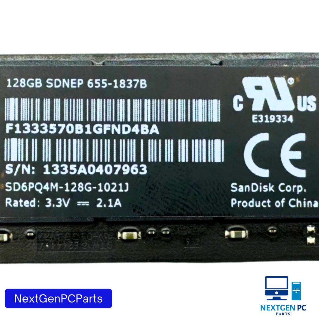 Apple SanDisk 128GB PCIe SSD SDNEP 655-1837B MacBook Air/Pro iMac 2013–2015