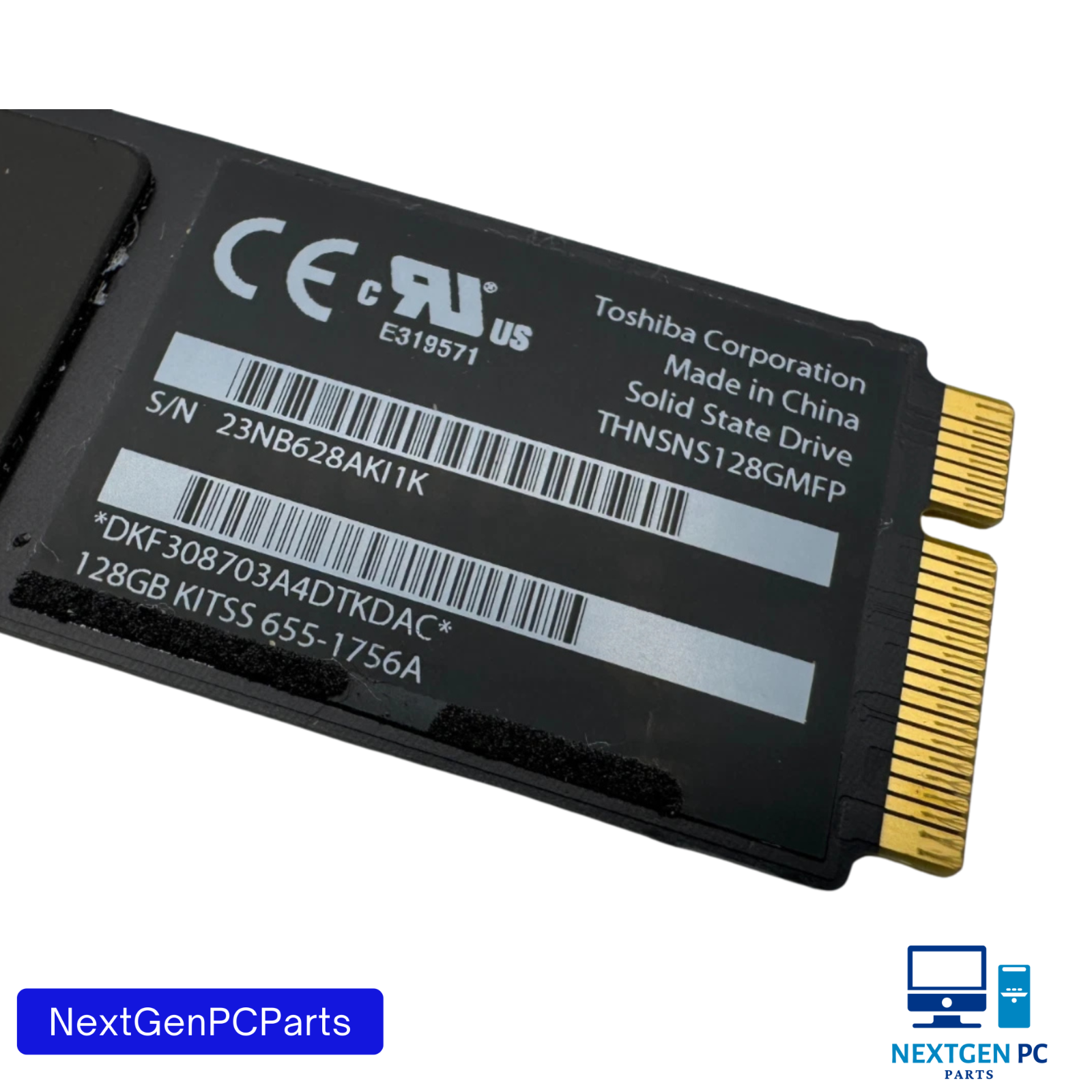 Toshiba 128GB SSD MacBook Air 11" A1465 13" A1466 655-1756A / 655-1755A 2012