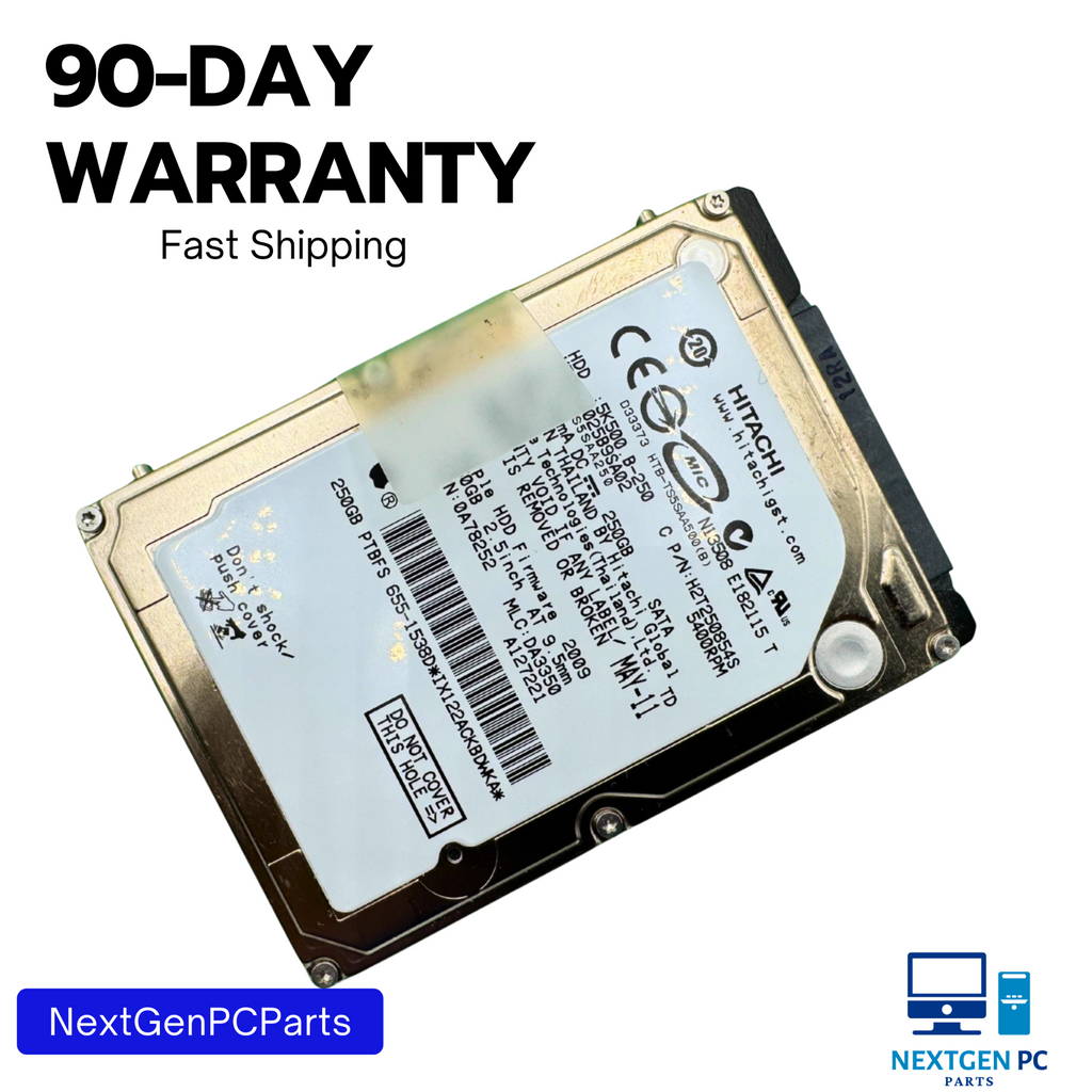 Hitachi HTS545025B9SA02 250GB 5400RPM Apple 655-1538D 250GB Sata 5K500.B-250 180