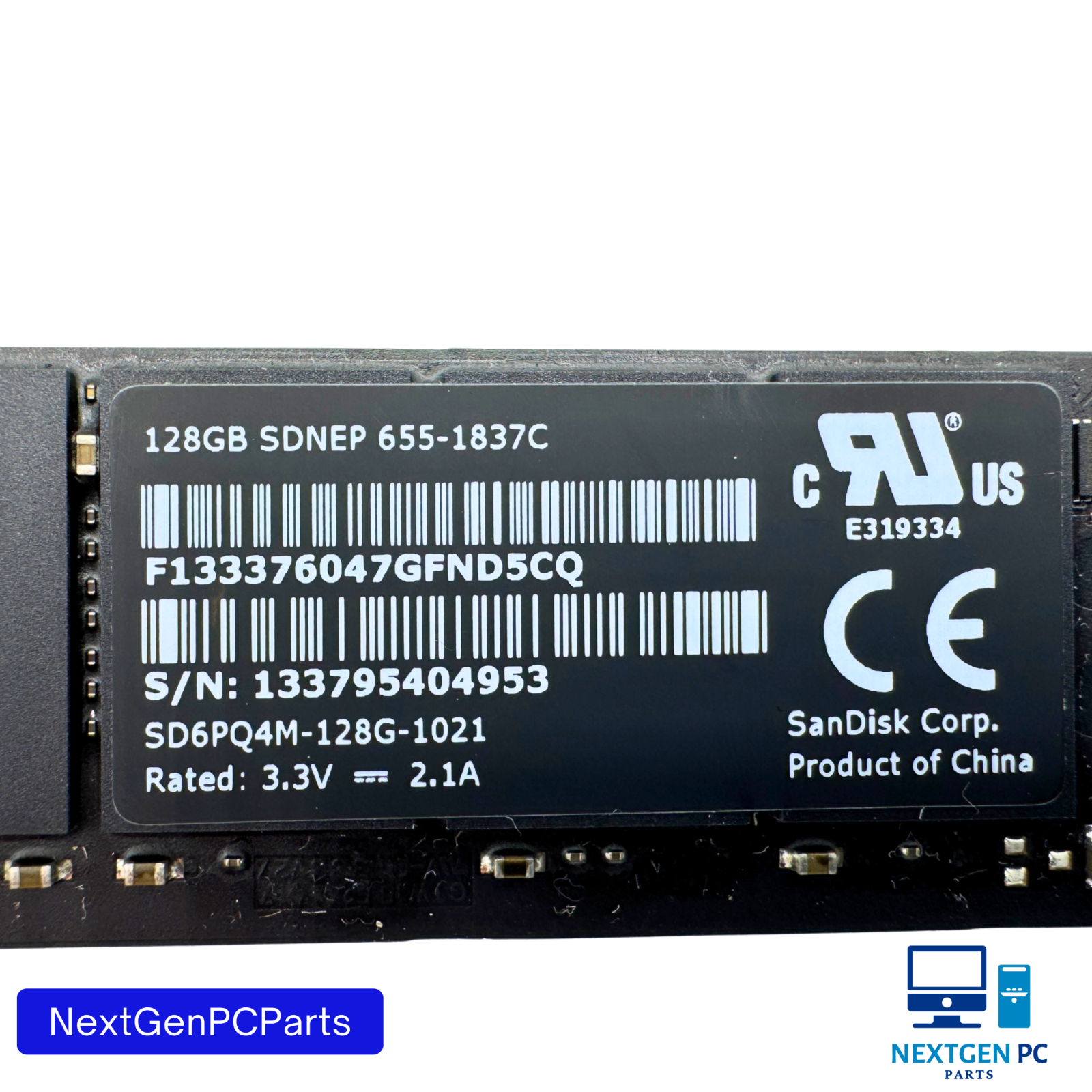SanDisk 128GB SSD 655-1837C 655-1837D Pro Air 2013 2014 2015 A1466/A1502/A1398