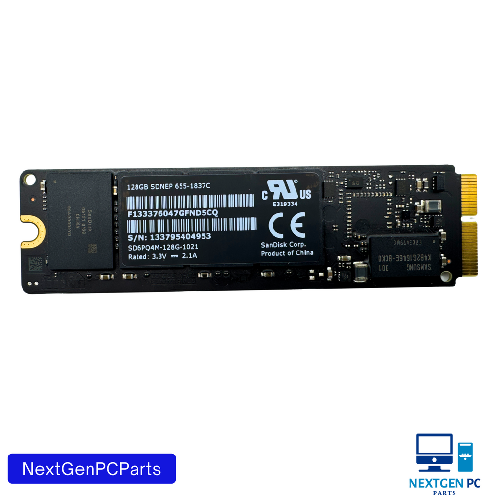SanDisk 128GB SSD 655-1837C 655-1837D Pro Air 2013 2014 2015 A1466/A1502/A1398