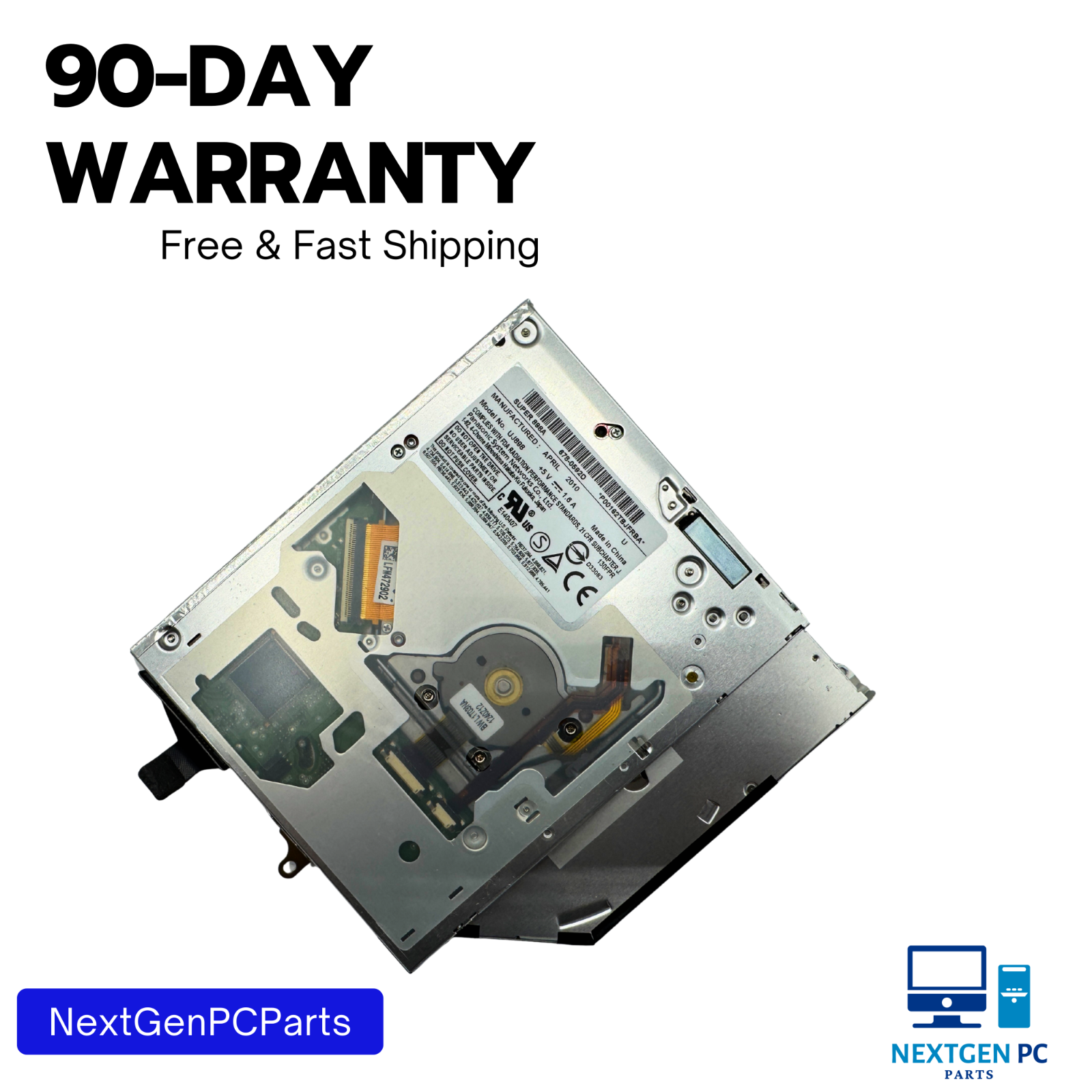 Apple MacBook A1342 SuperDrive UJ-898A 8X DVD-RW Optical Drive 678-0592D
