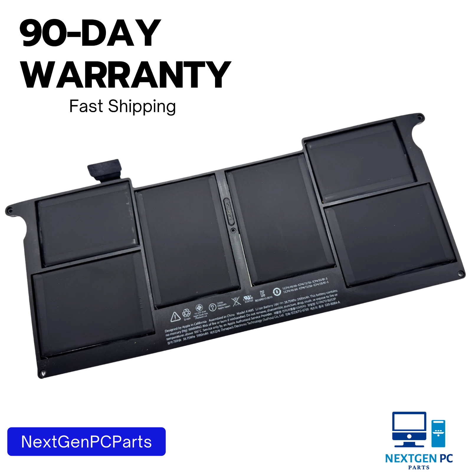 Genuine A1495 A1406 Battery forApple MacBook Air 11'' A1465 A1370 2011 2013-2015
