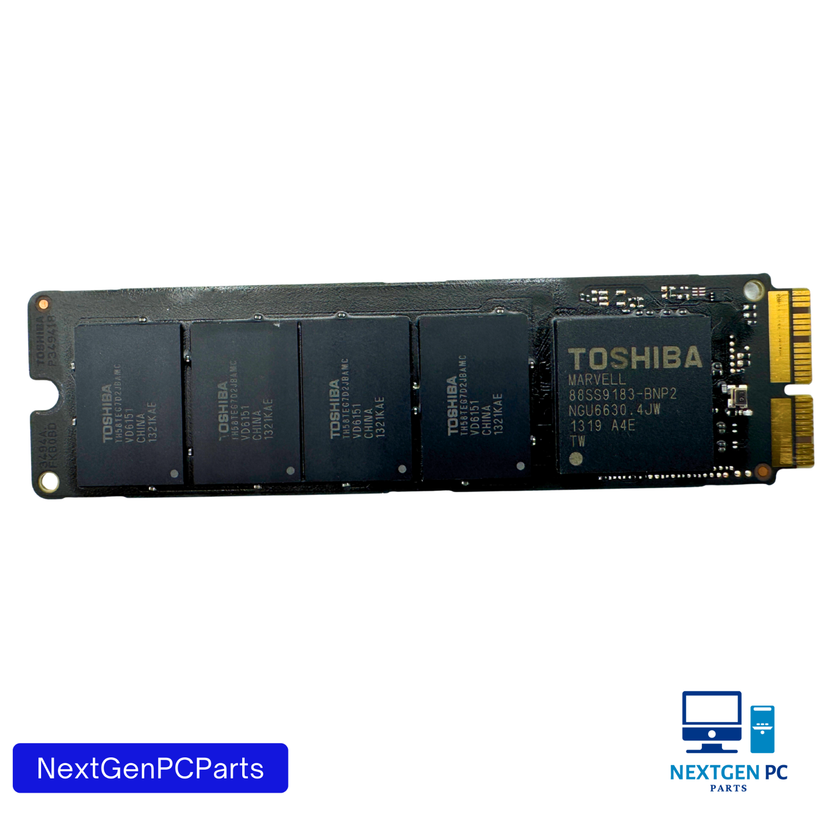 Apple Toshiba 128GB SSD THNSN2128GSPS 655-1816A MacBook Air/Pro 11" 13" 2013–201