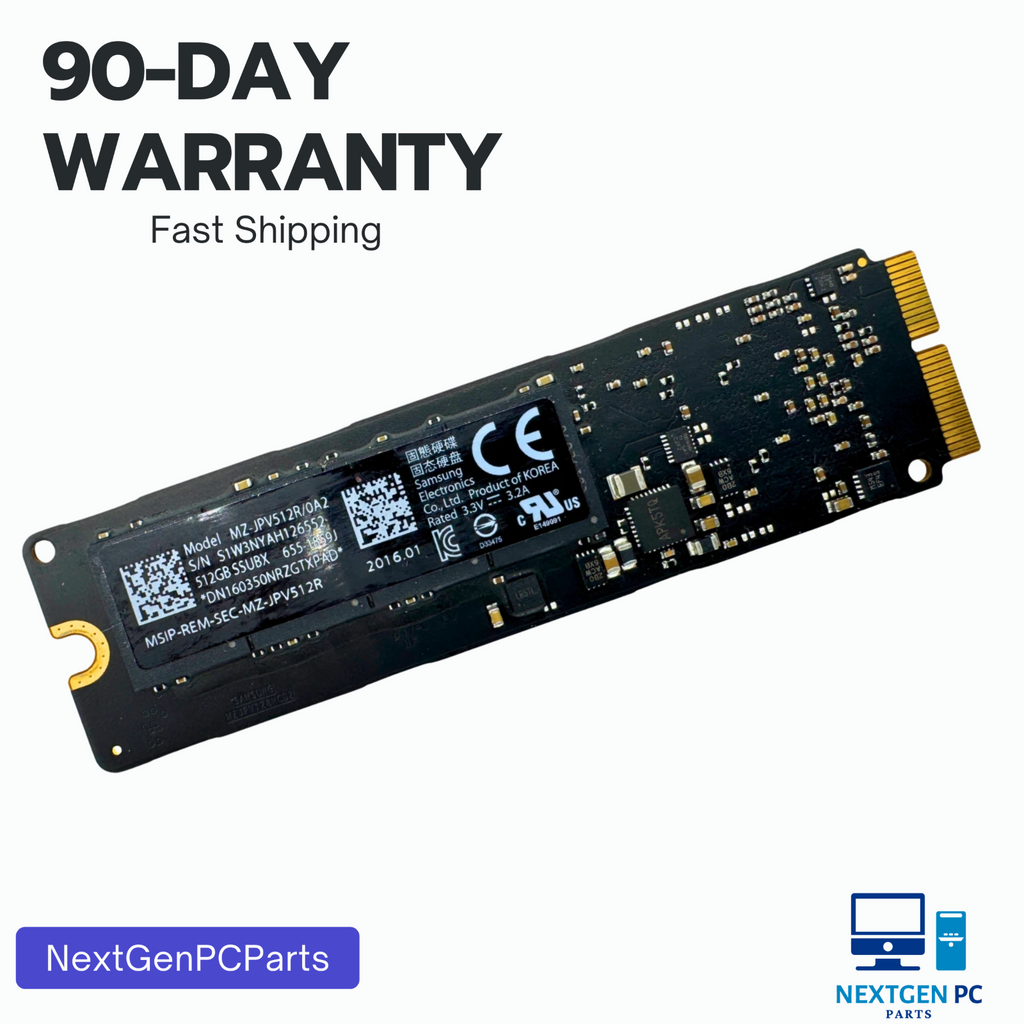 Apple MacBook Air A1466 512GB Samsung SSD MZ-JPV512R/0A2 655-1859J 655-1859B