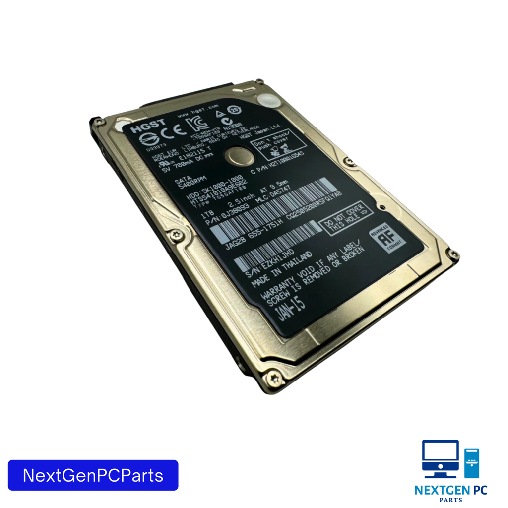 Apple HGST 1TB 2.5" SATA HDD 5400RPM HTS541010A9E632/HTS541010A9E662 Tested