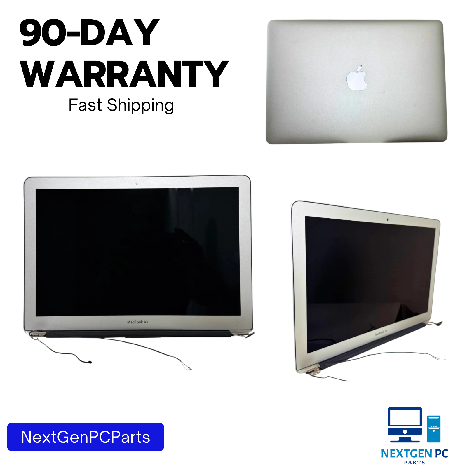Apple MacBook Air 13" A1466 2012 LCD Screen Complete Assembly Display
