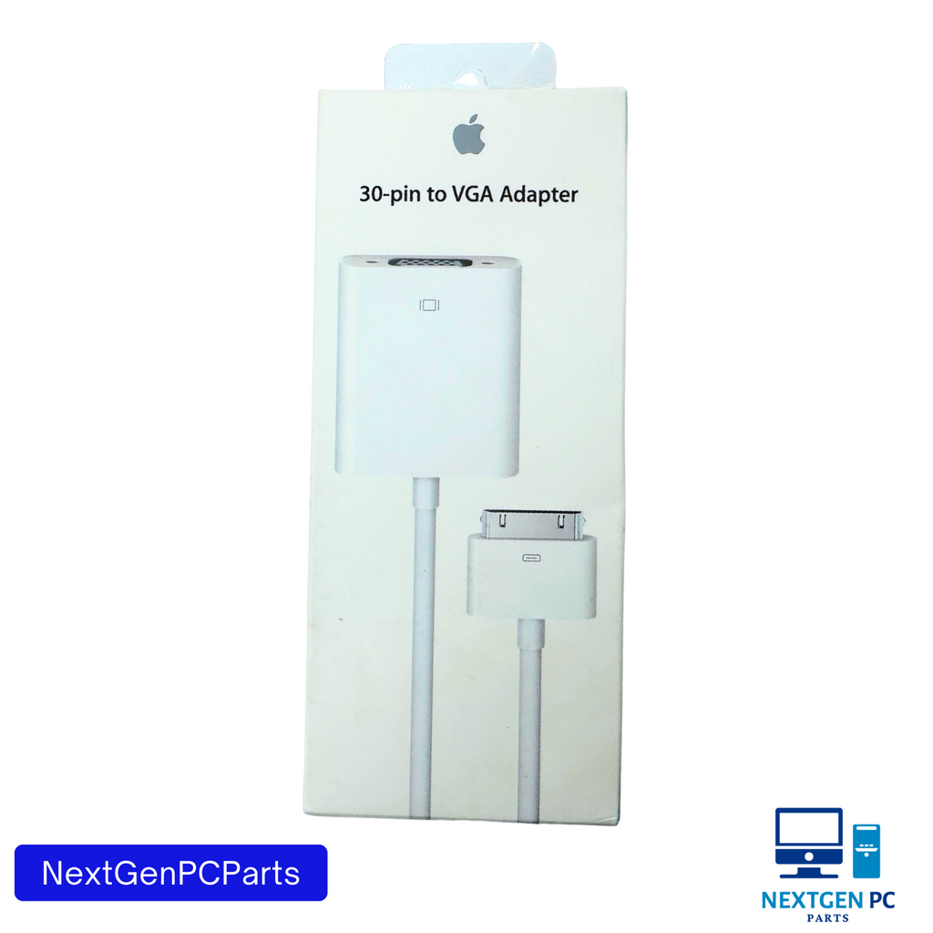 Apple VGA Adapter Video Cable MC552ZM/B 30 Pin iPhone iPad iPod Tablet Connector