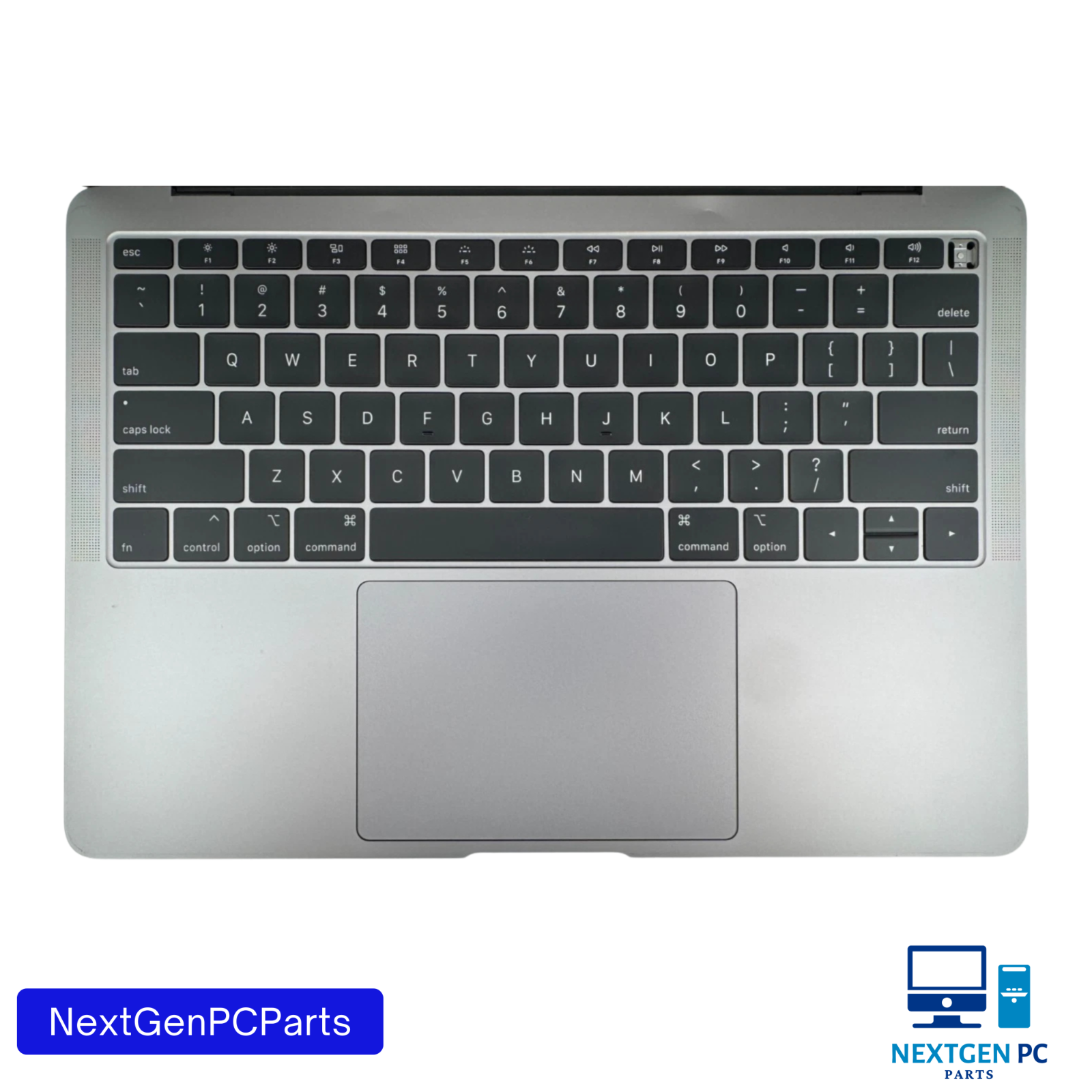 MACBOOK AIR 13" A1932 GRAY TOP CASE KEYBOARD PALMREST TRACKPAD - Grade C