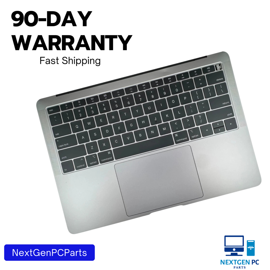 MACBOOK AIR 13" A1932 GRAY TOP CASE KEYBOARD PALMREST TRACKPAD - Grade B