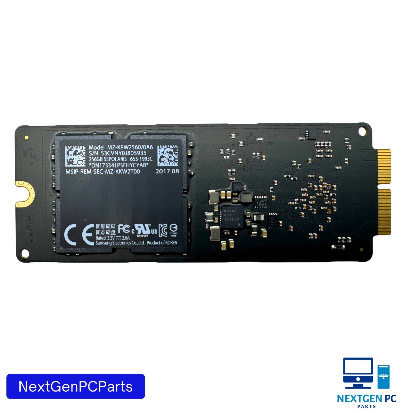 Samsung 256GB SSD iMac MZ-KPW2560/0A6 Apple 655-1993C SSPOLARIS OEM
