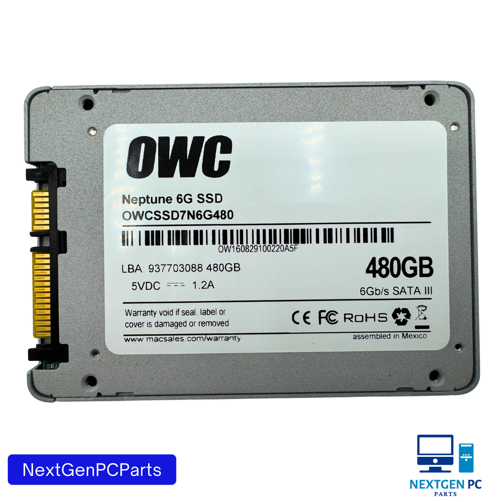OWC OWCSSD7N6G480 480GB SSD Laptop 2.5" SATA Solid State Drive