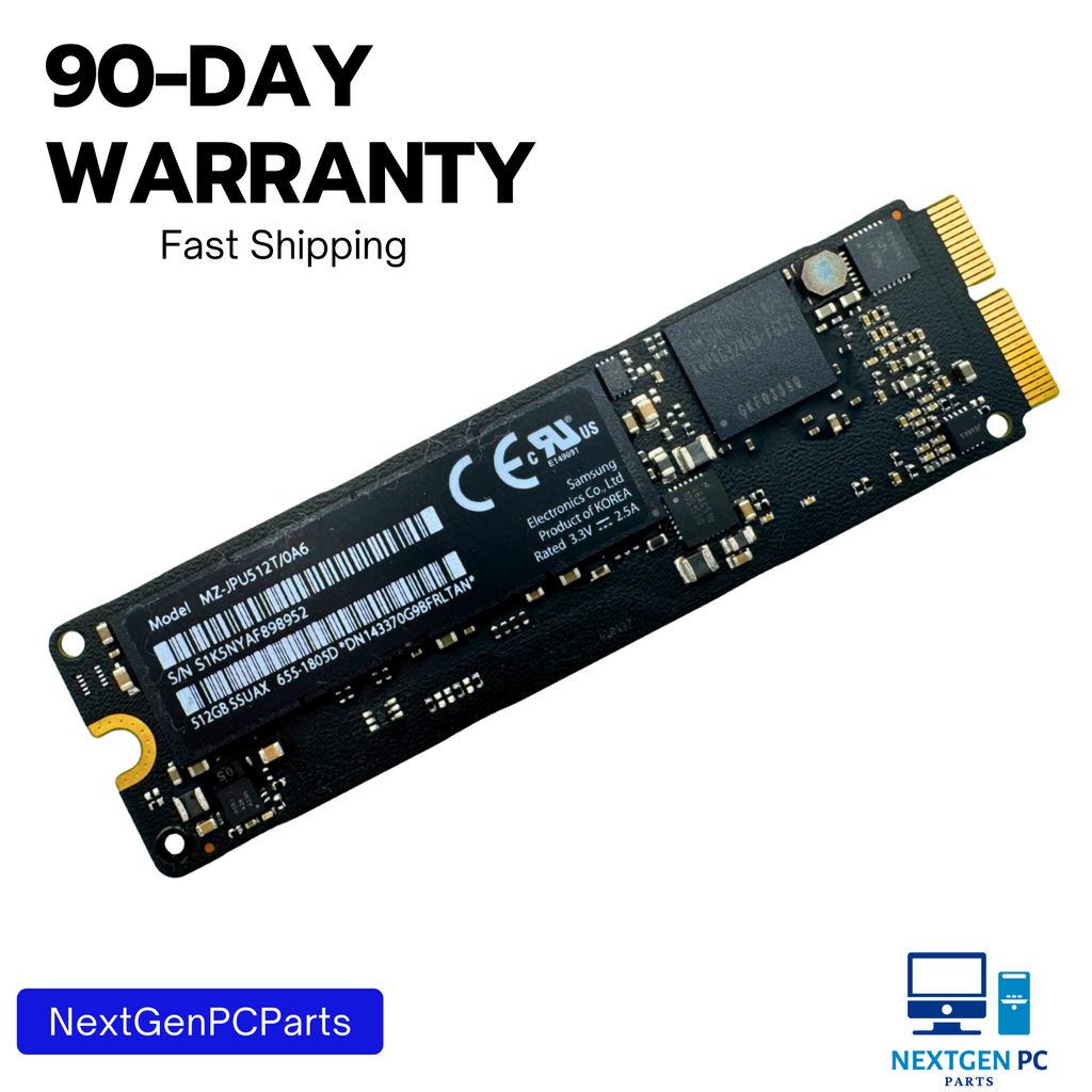 Apple Samsung 512GB SSUAX SSD MZ-JPU512T/0A6 655-1805D Solid State Drive