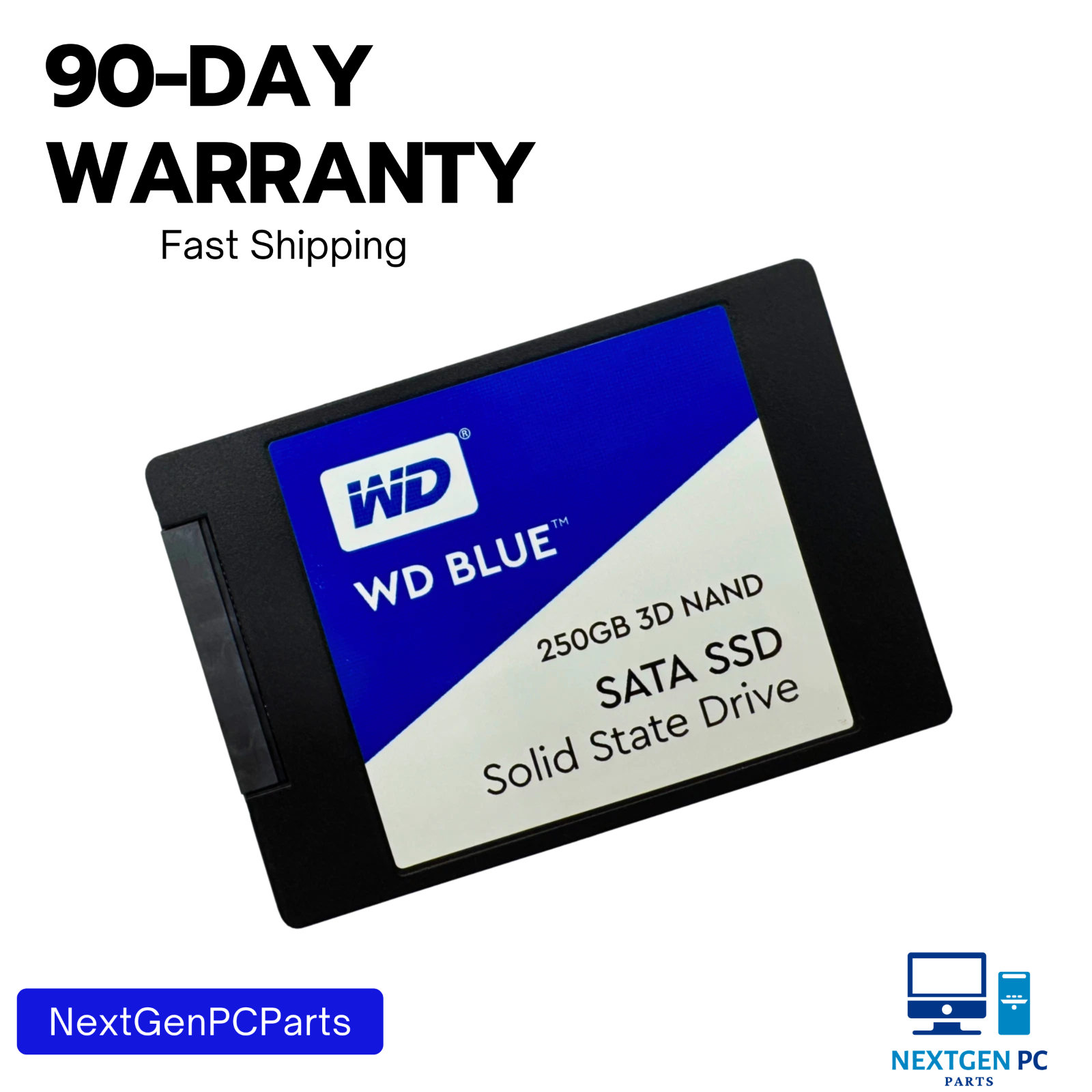 Western Digital WD Blue 250GB 3D NAND SATA 6Gb/s 2.5-Inch SSD Drive