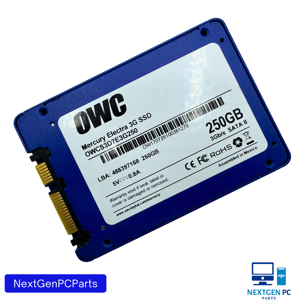 OWC 250GB Mercury Electra 3G 2.5-Inch SATA II 7mm SSD OWCS3D7E3G250