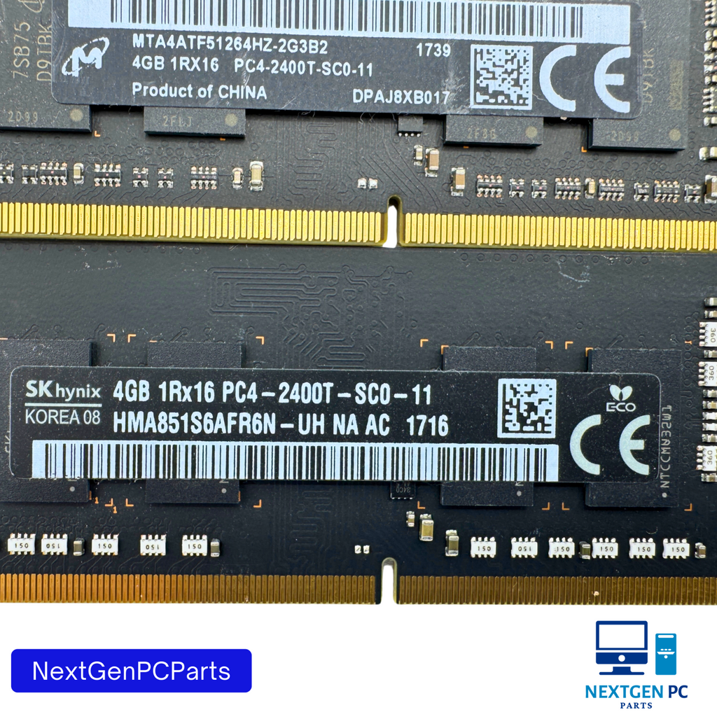 Lot of 30 4GB DDR4 SoDIMM 2400 2666 1Rx16 SK hynix Micron Tested