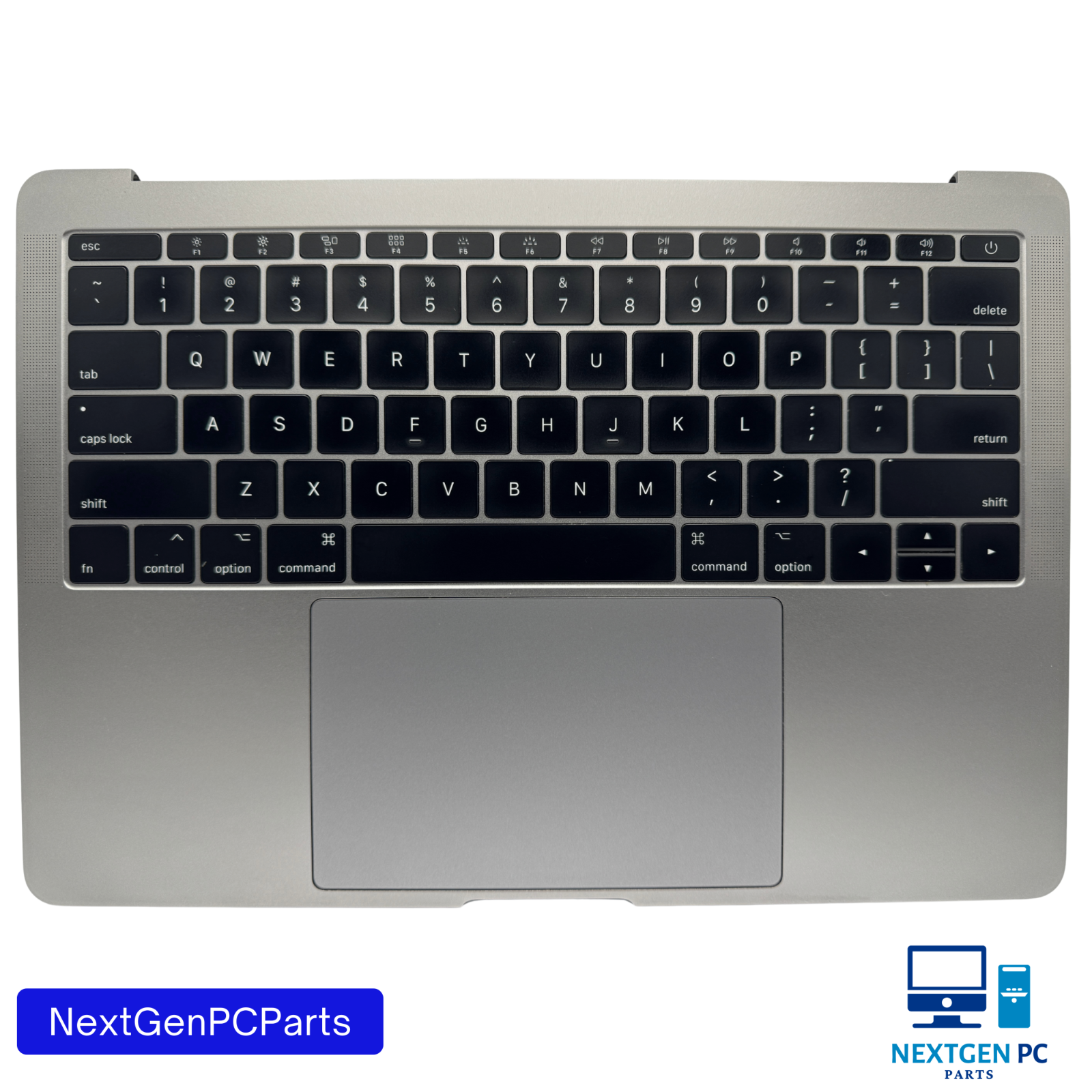 Apple MacBook Pro 13 A1708 Top Case Keyboard Touchpad Battery Spce Gray- Grade A