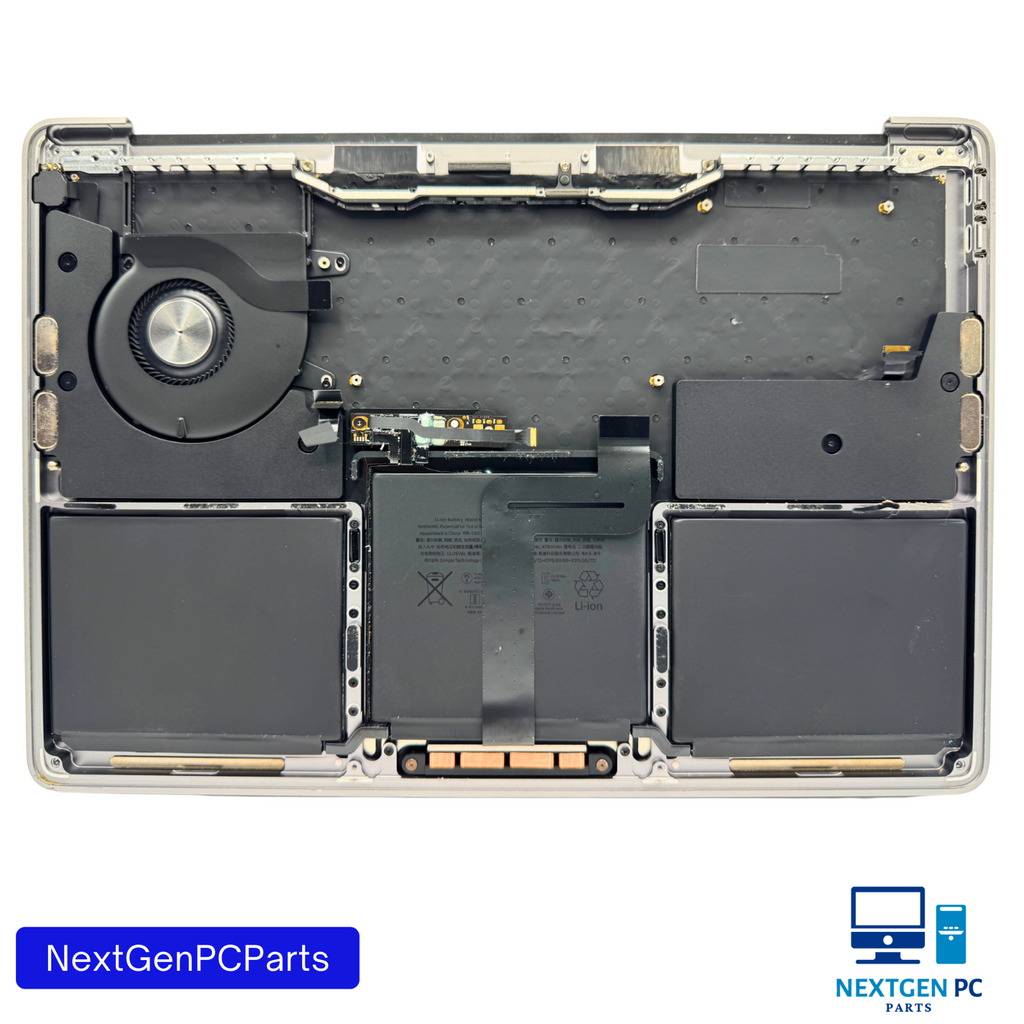 Apple MacBook Pro 13 A1708 Top Case Keyboard Touchpad Battery Spce Gray- Grade A