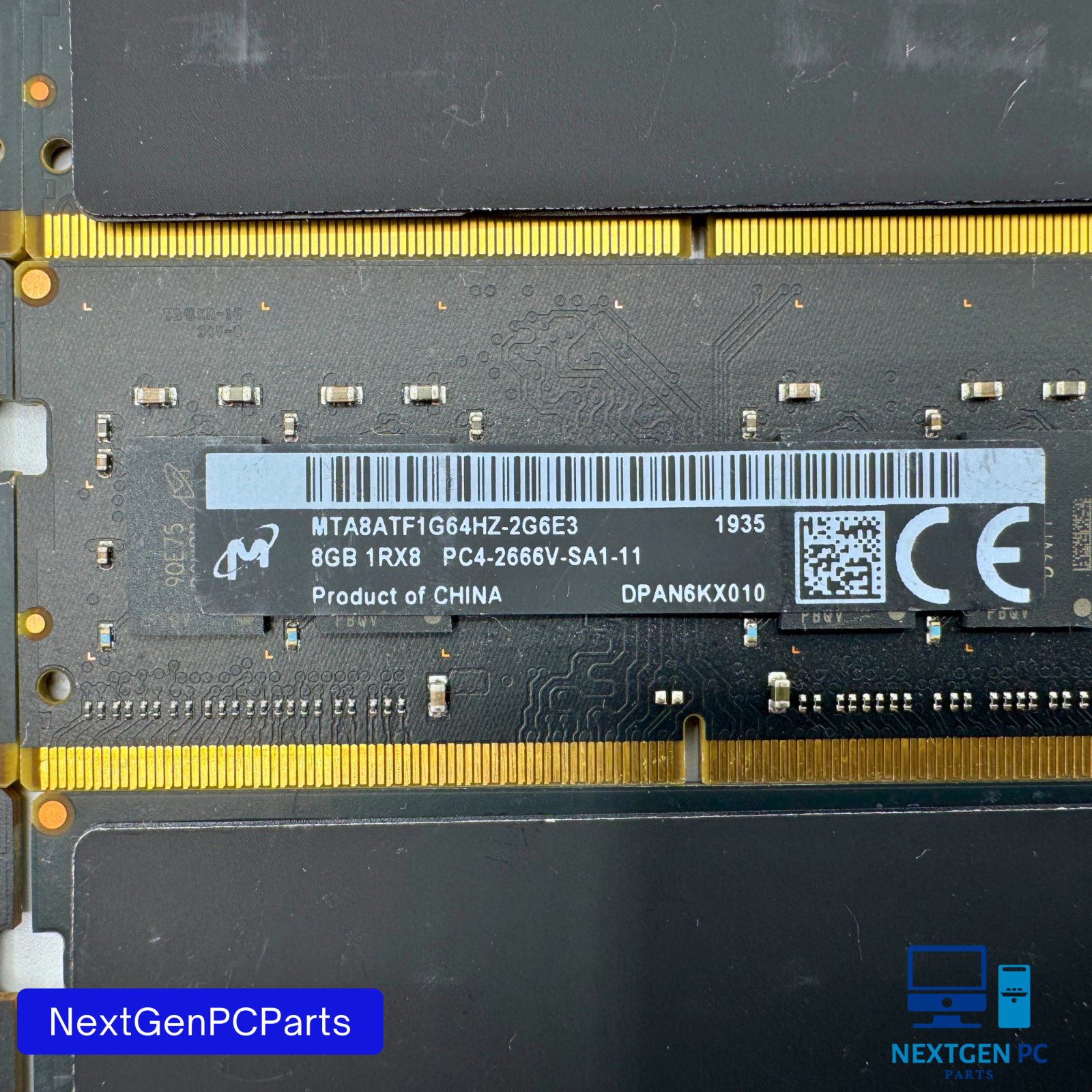 Lot of 20 8GB DDR4 SoDIMM 2133 2400 2666 1Rx8/2Rx8 Mixed Brands Tested