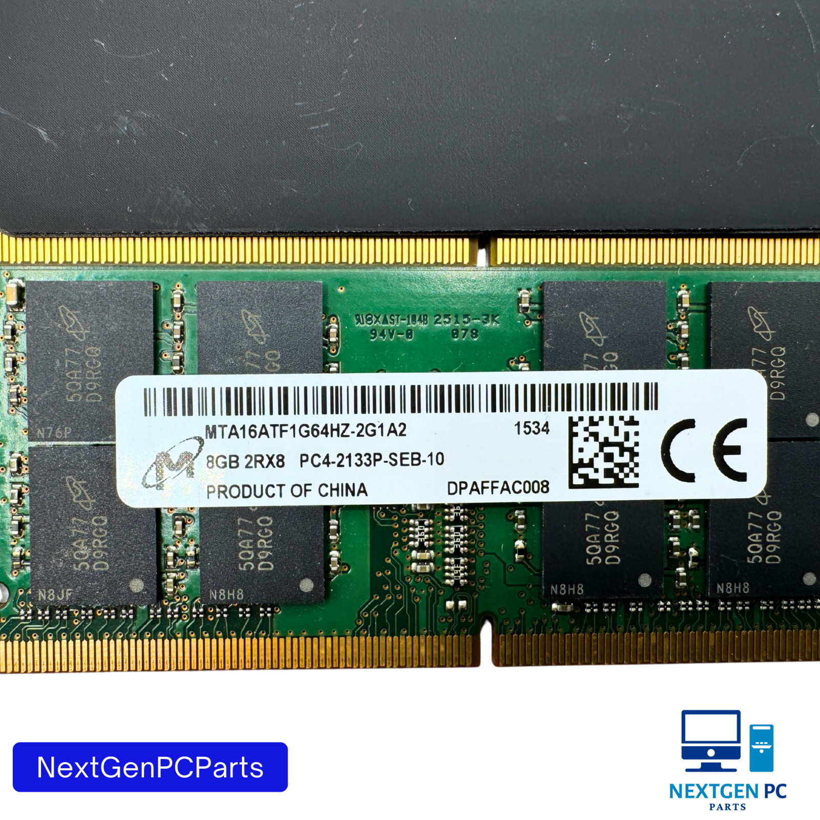 Lot of 20 8GB DDR4 SoDIMM 2133 2400 2666 1Rx8/2Rx8 Mixed Brands Tested