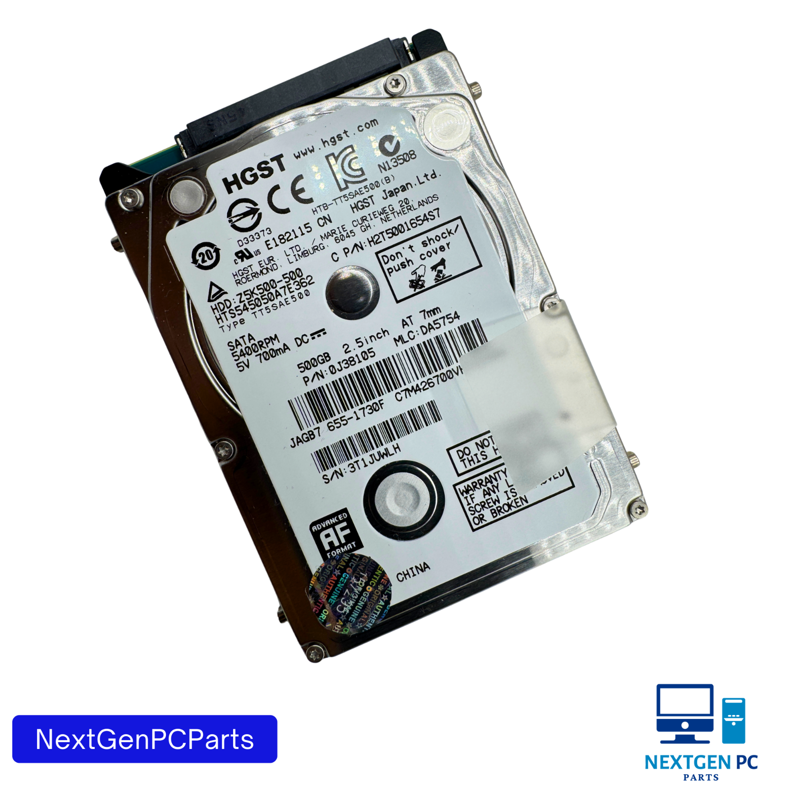 HGST 500GB Z5K500-500 2.5" Laptop Notebook HDD Hard Drive Hitachi