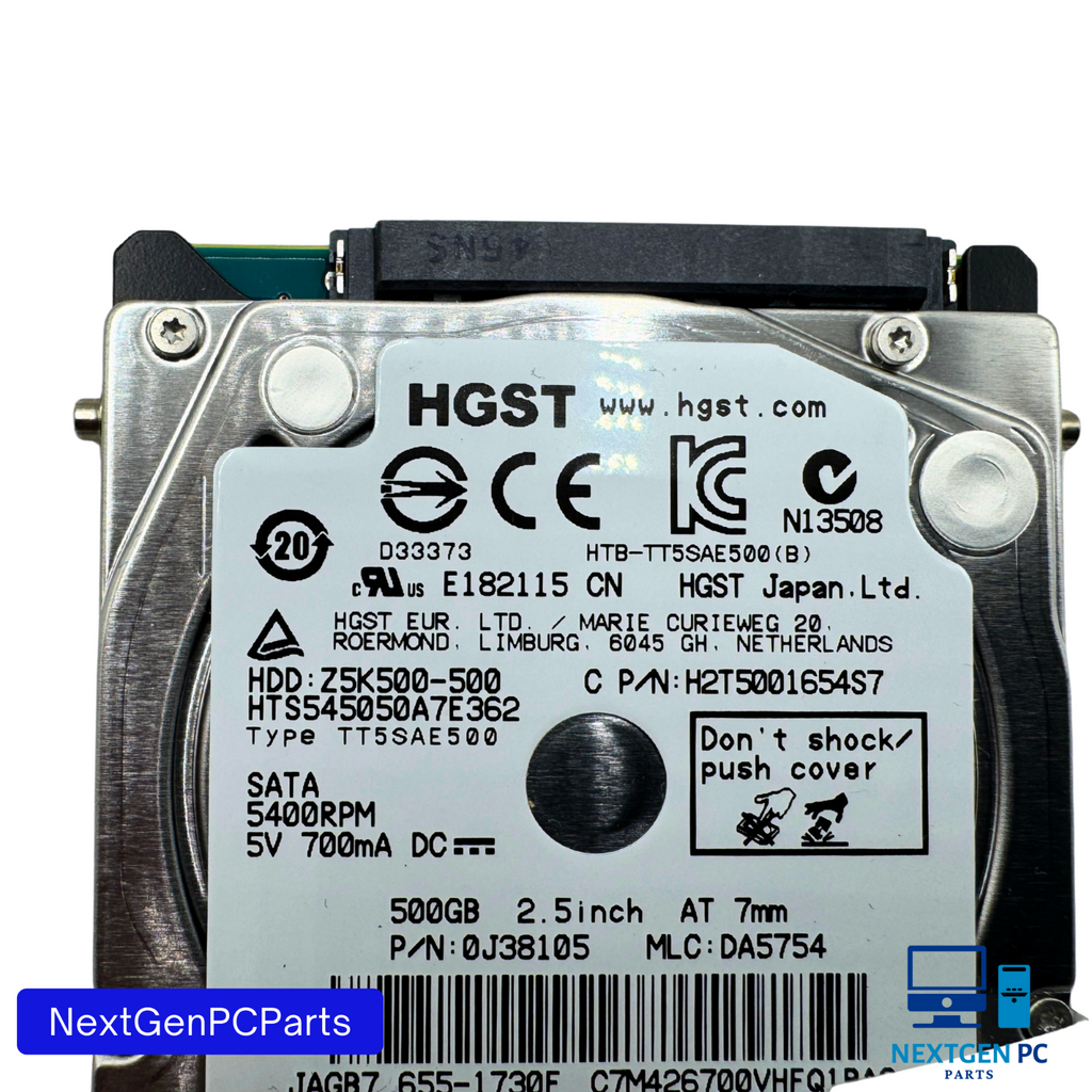 HGST 500GB Z5K500-500 2.5" Laptop Notebook HDD Hard Drive Hitachi