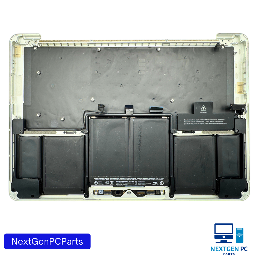 MacBook Pro 13" A1502 2013 2014 Top Case Palmrest w/ Battery Keyboard OEM