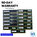 Lot of 13 16GB DDR3 ECC Server RAM PC3-14900R PC3L-10600R 2Rx4 Mixed Tested