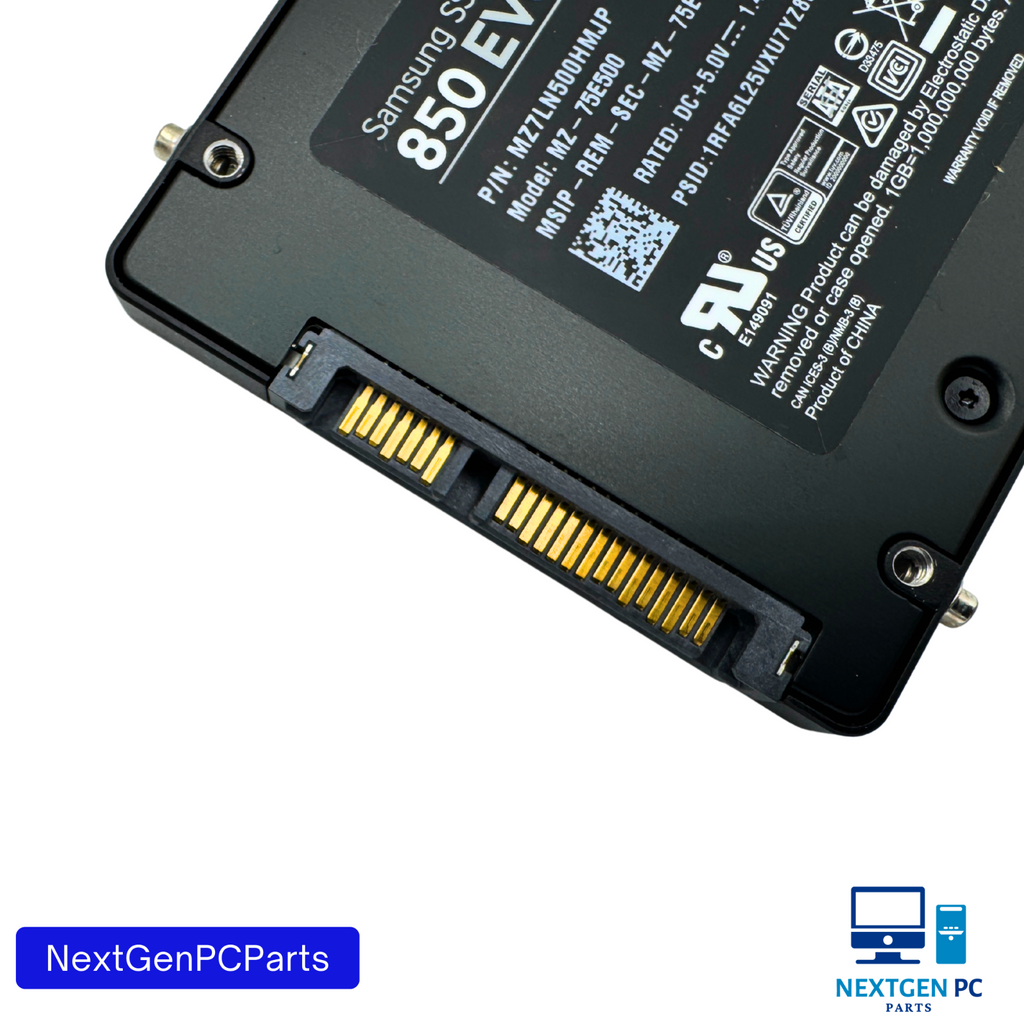 Samsung 850 EVO 500GB 2.5" SATA SSD MZ-75E500 - Fast Upgrade for Laptops