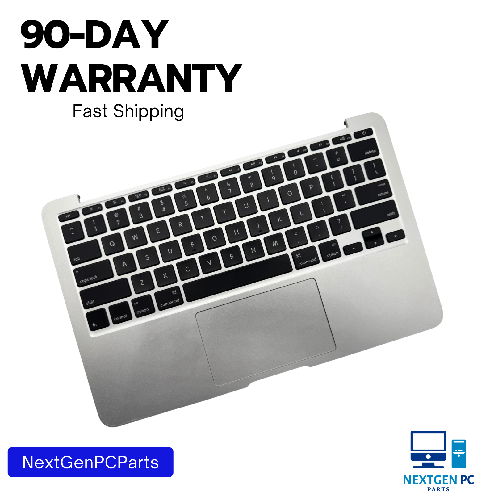 MacBook Air  11″  A1465 Top Case  Palm Rest Backlit Keyboard  Touchpad 2013‑2015