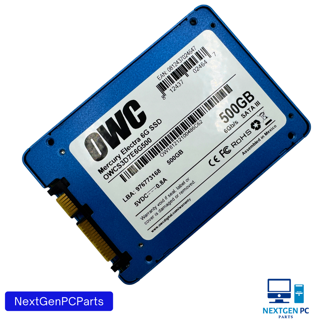 OWC Mercury Electra 6G 500GB 2.5" SATA III SSD OWCS3D7E6G500