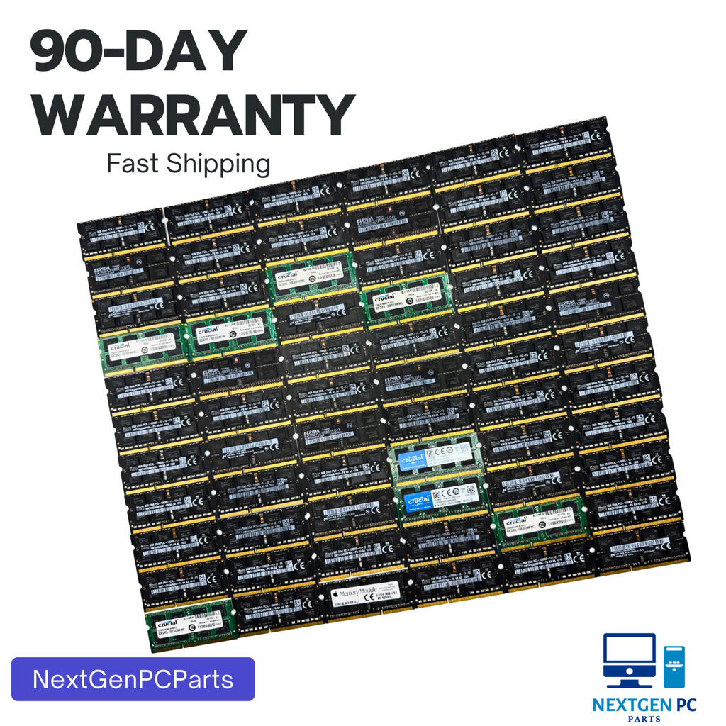 Lot of 66 8GB DDR3L SO-DIMM RAM 1600 1866MHz Mixed Brands Tested