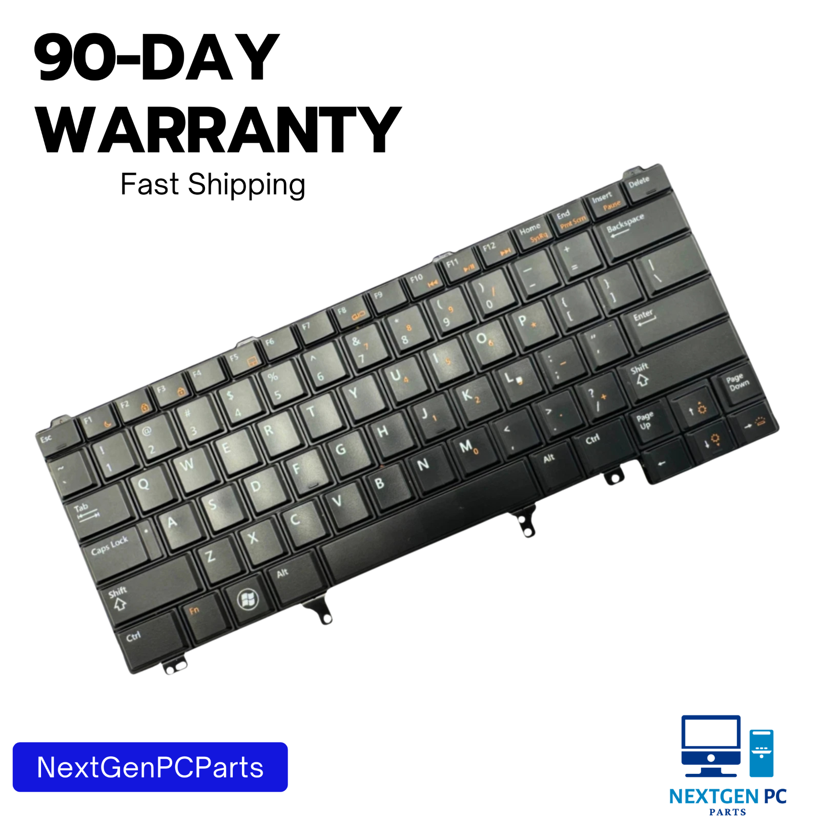 Genuine US Keyboard for Dell Latitude E5420 E5430 E6220 E6320 E6420 E6430 0FWVVF
