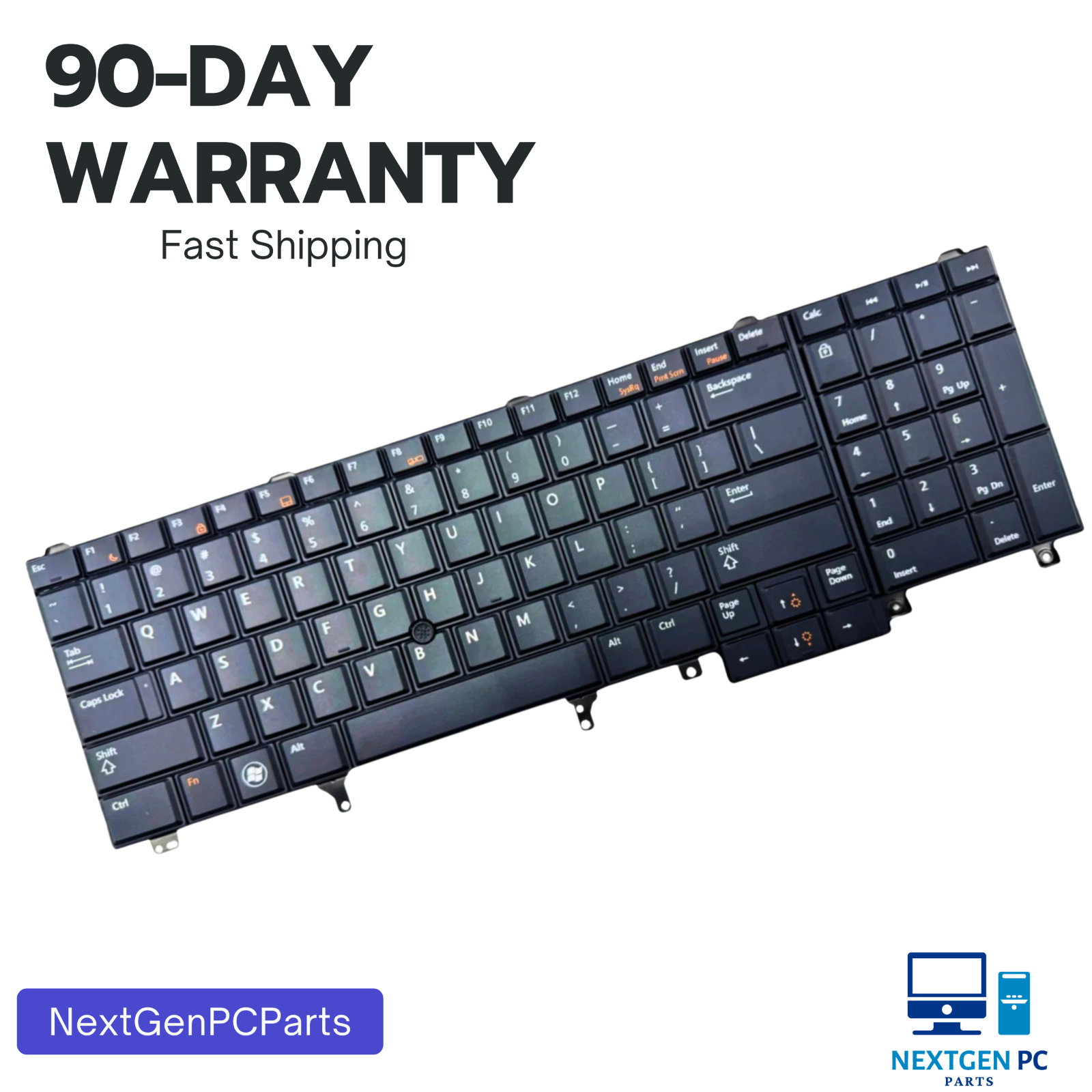 Dell Latitude E6520 E6530 E6540 E5520 E5530 Precision M6800 Laptop Keyboard US