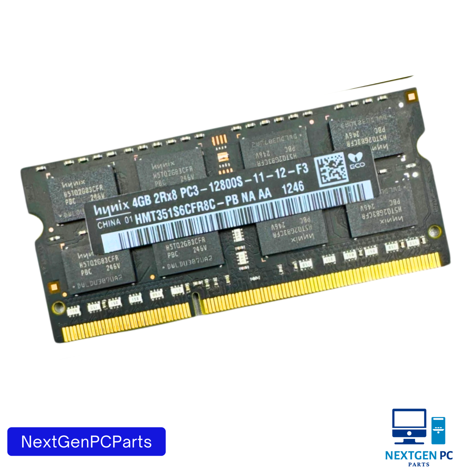 Hynix 16GB (4x4GB) 2Rx8 DDR3 PC3-12800S Laptop Memory RAM HMT351S6CFR8C-PB