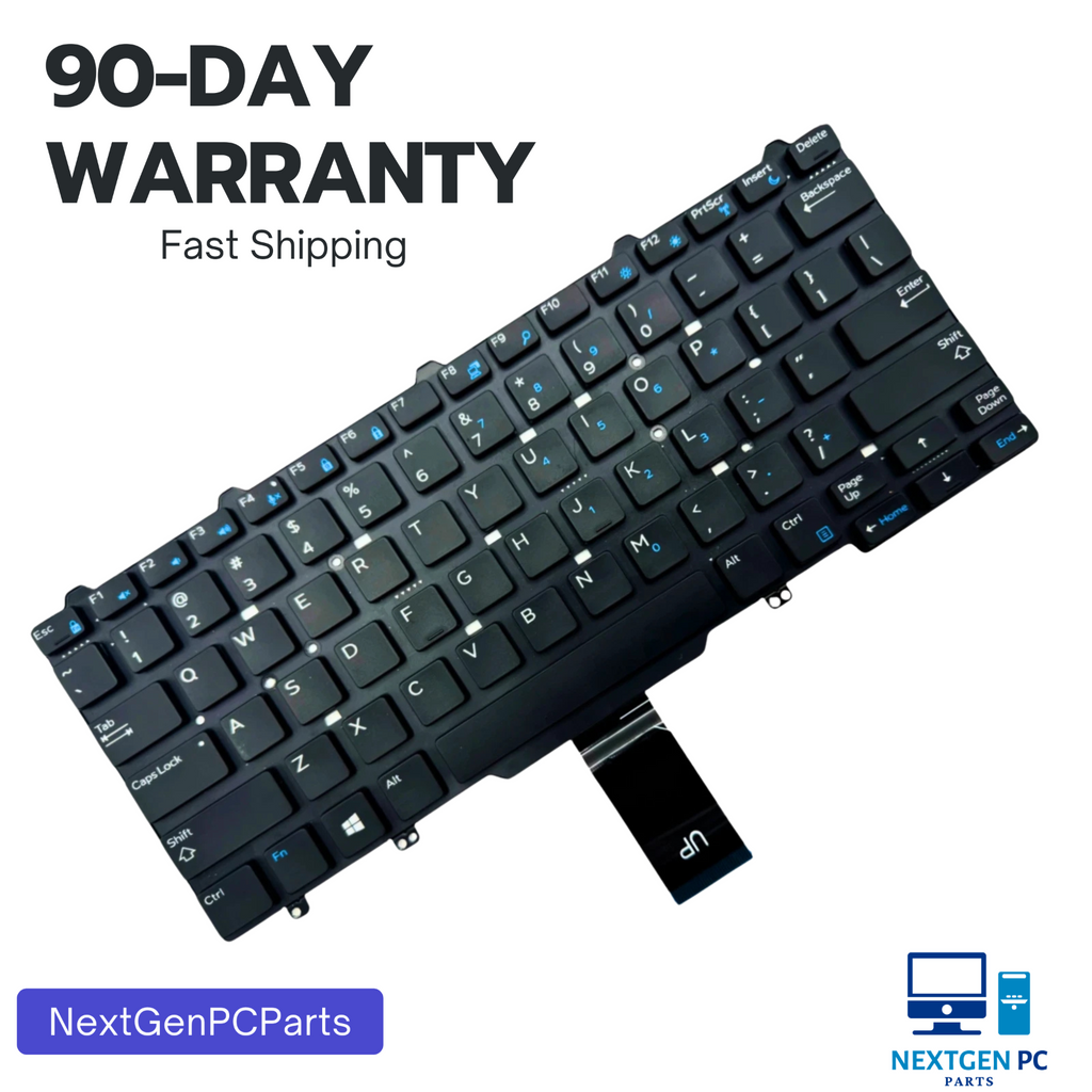 Dell Latitude E5450 E5470 E7450 E7470 Keyboard Non-Backlit No Pointer 094F68