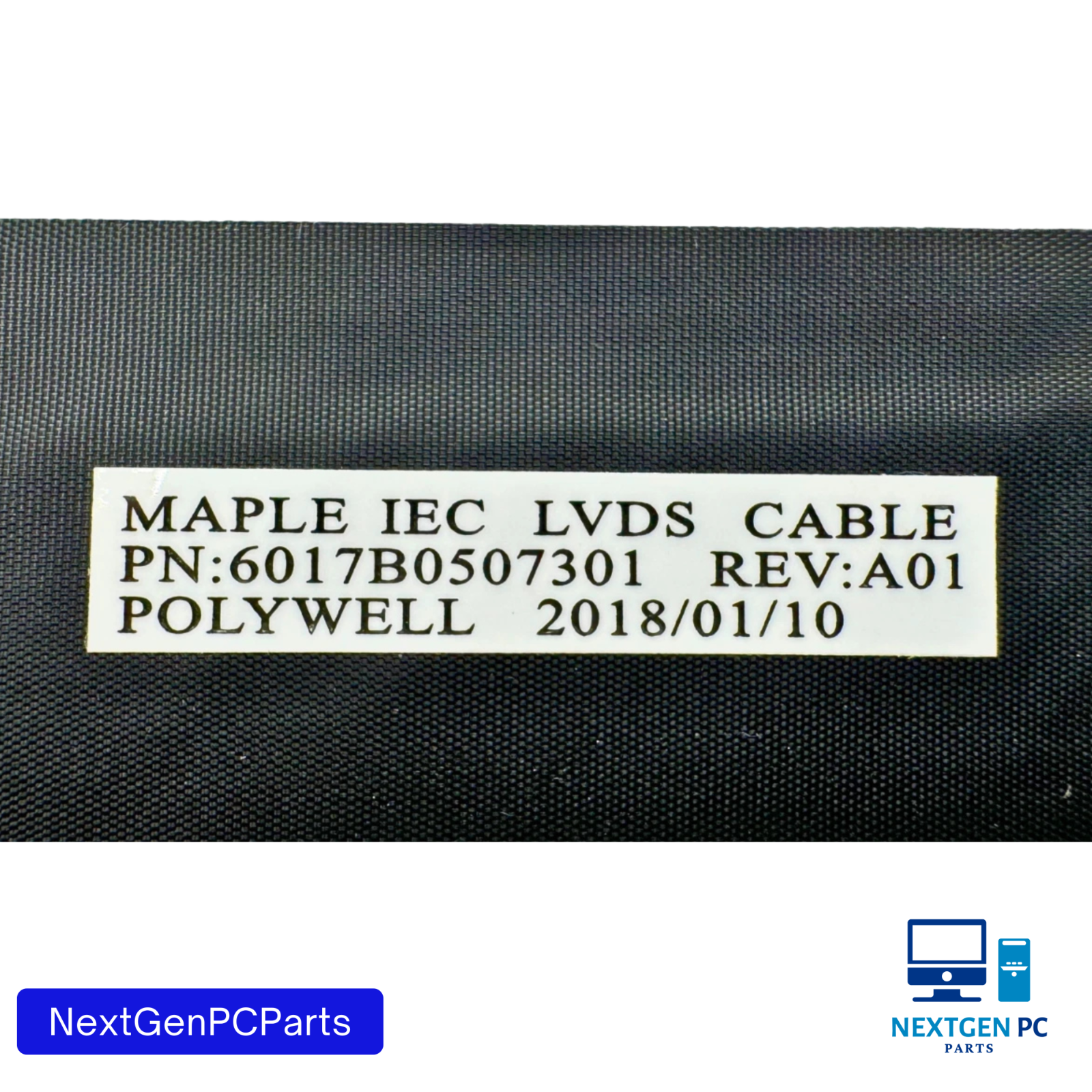Genuine DELL WYSE 5040 THIN CLIENT MAPLE LVDS Cable P/N: 6017B0507301